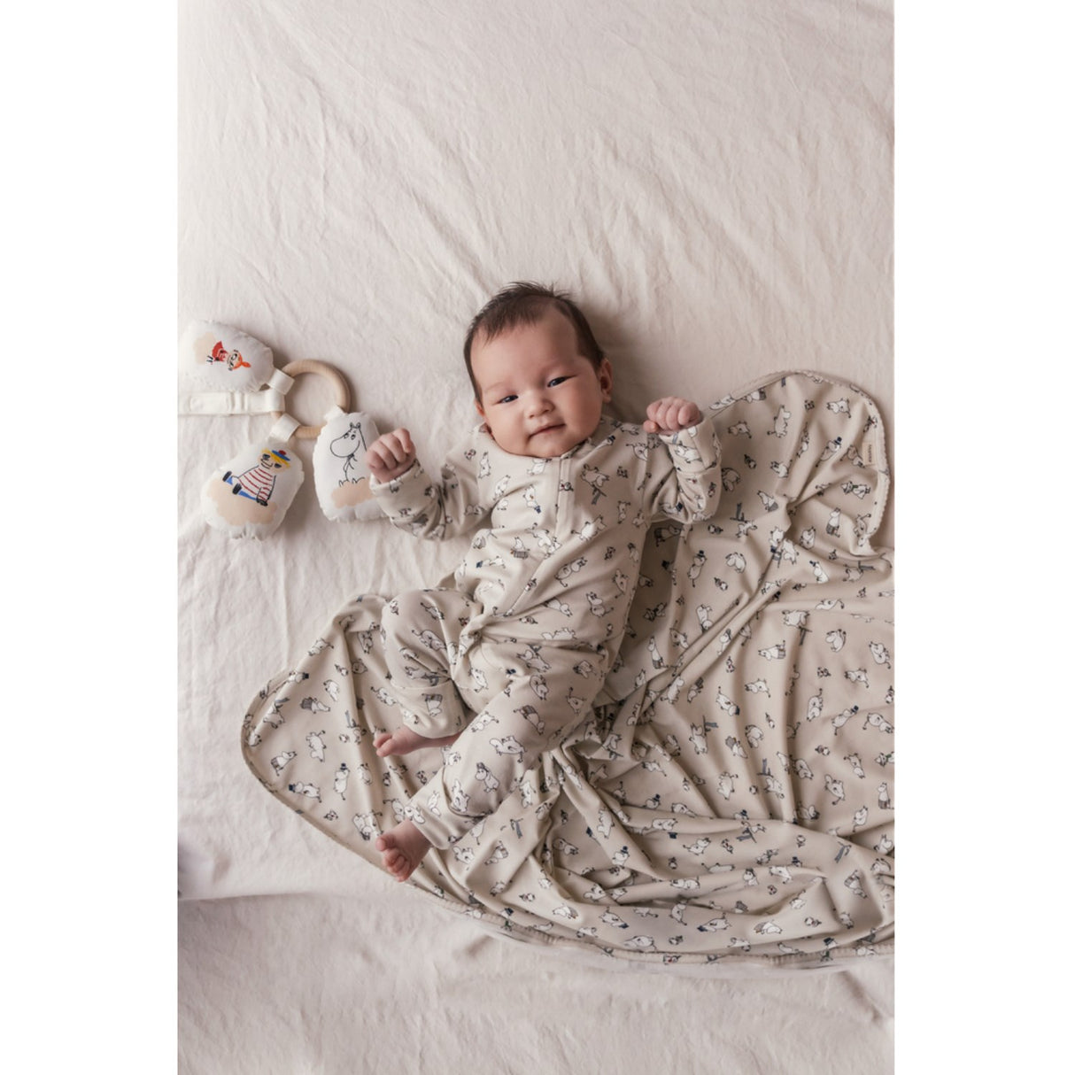 MarMar New Born Modal Smooth Print Moomin Alida Teppe