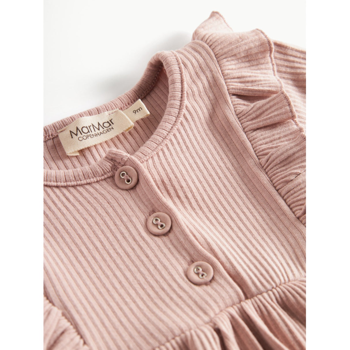 MarMar Modal Faded Rose Rosa Frill Kjole