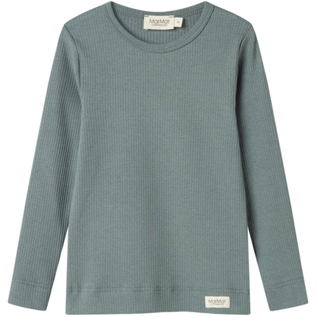 MarMar Modal Dusty Green Plain Tee LS