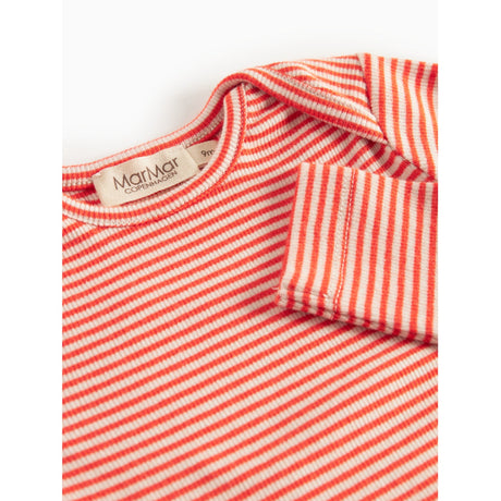 MarMar Modal Fine Rib Red Stripe Ben Body