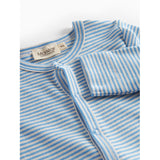 MarMar Modal Fine Rib Blue Stripe Ruka Onesies