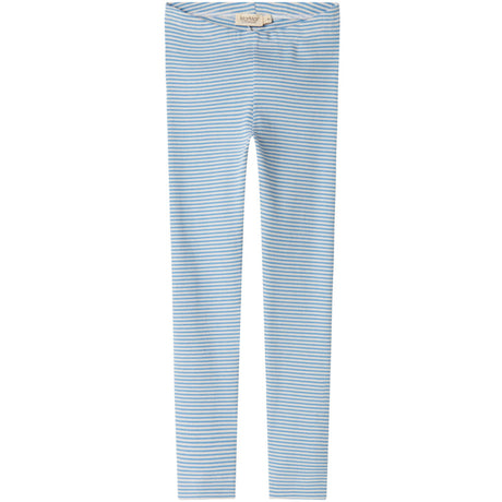 MarMar Modal Fine Rib Blue Stripe Leggings