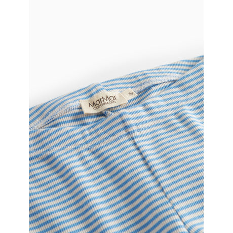 MarMar Modal Fine Rib Blue Stripe Leggings
