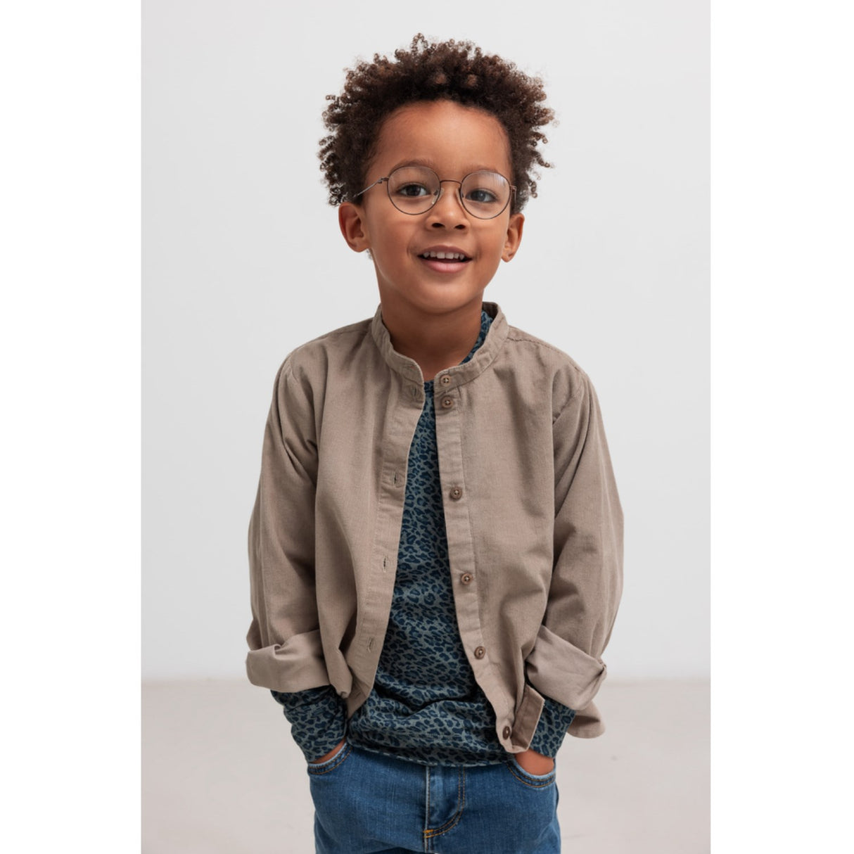 MarMar Leopard Dusty Green Leo Leo Bluse