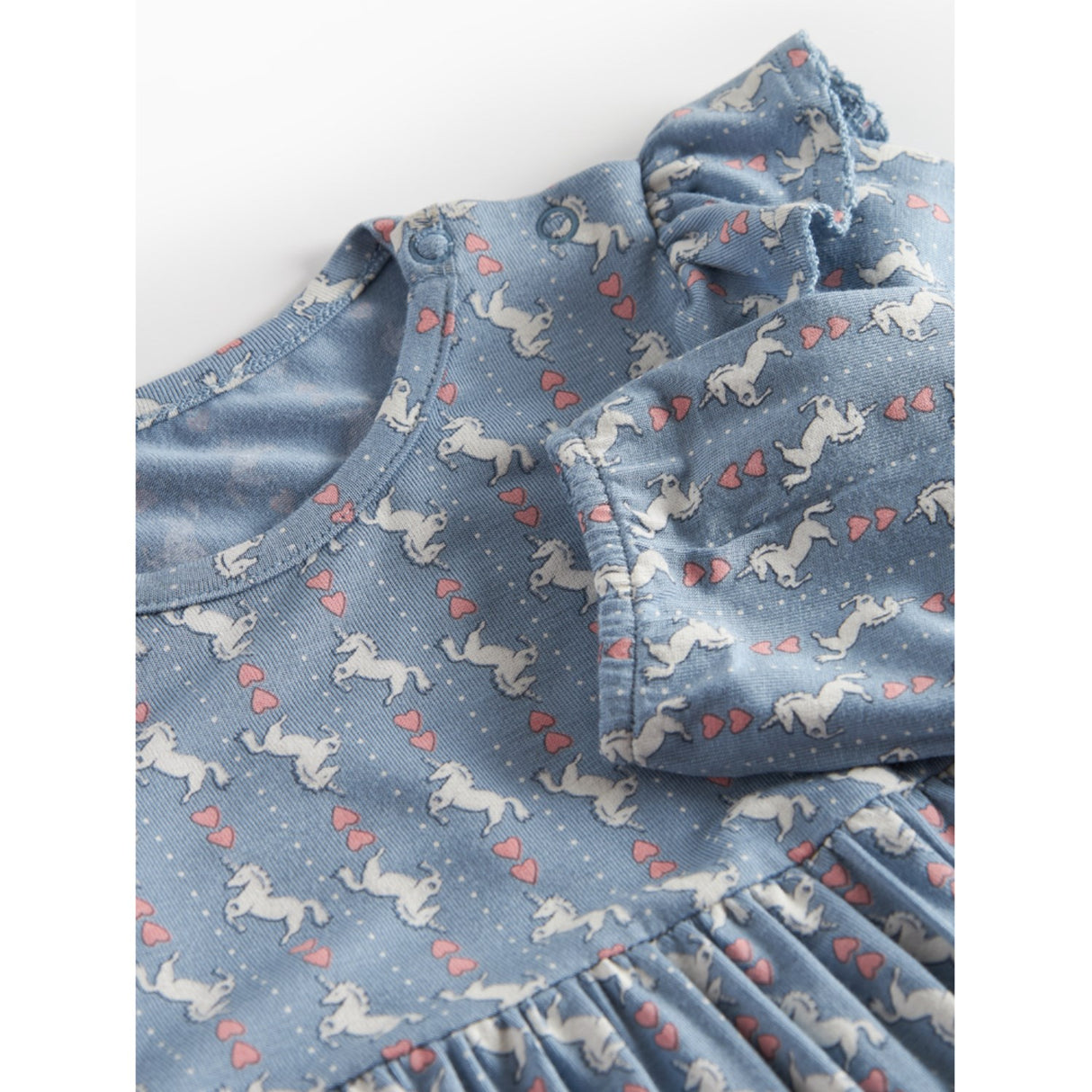 MarMar Smooth Jersey Unicorn Dream Ramona Frill LS Kjole