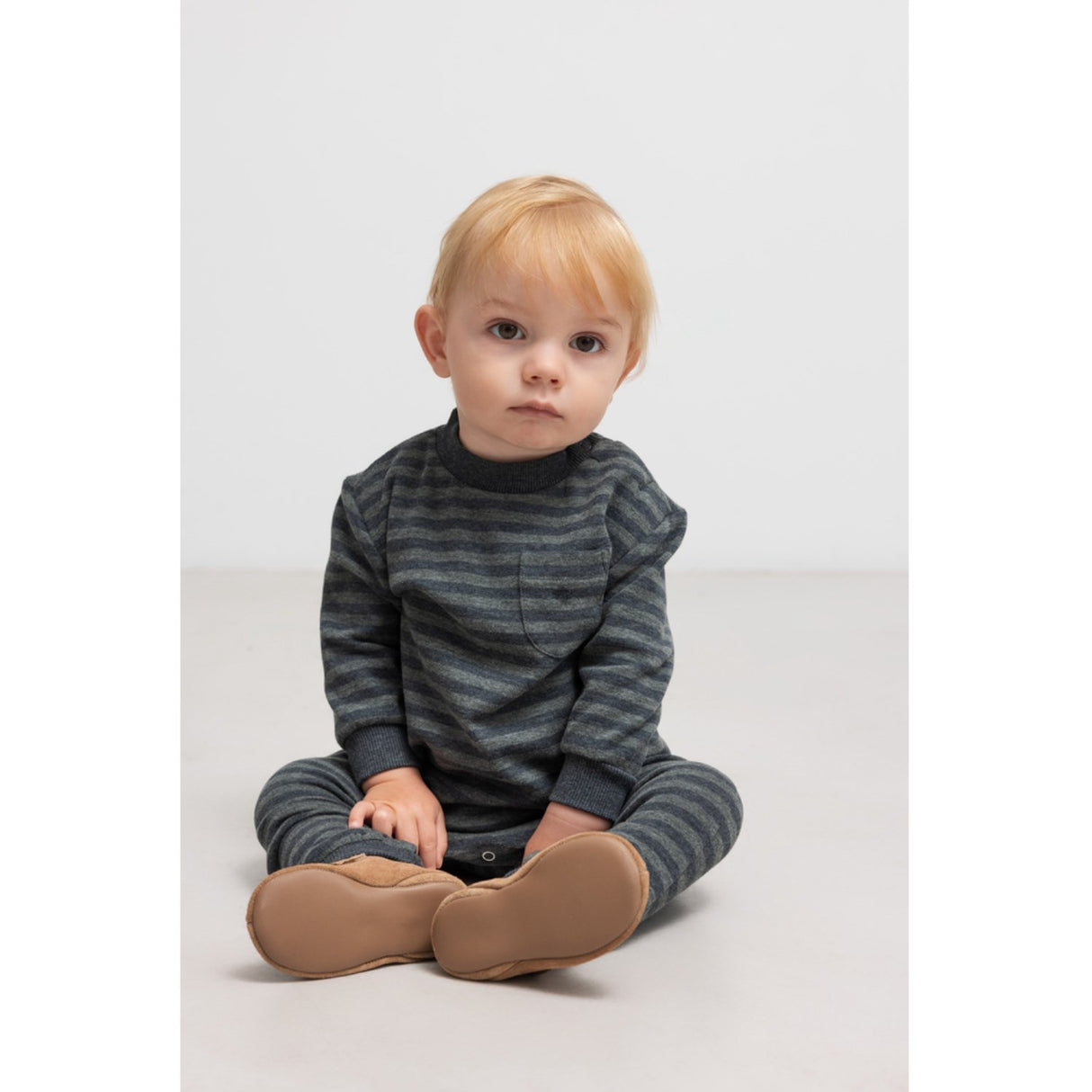 MarMar Modal Sweat Forest Stripe Mel. Tammas B Bluse