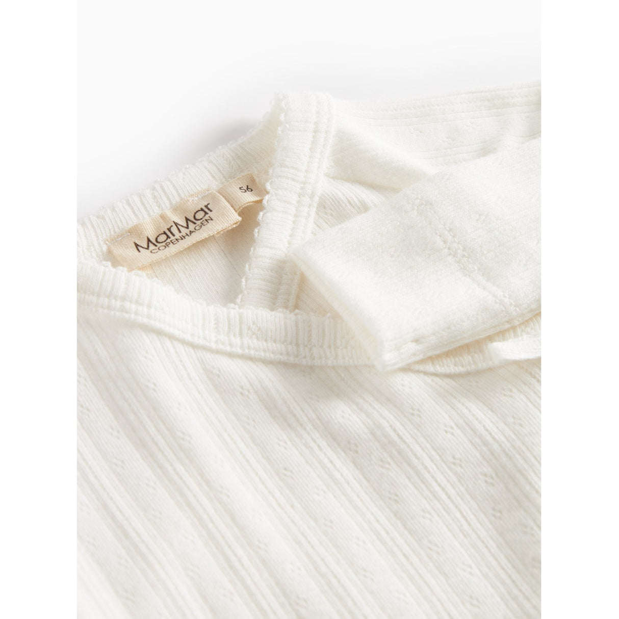MarMar New Born Modal Pointelle Gentle White Rula Onesies