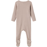 MarMar New Born Modal Pointelle Rib Soft Beige Rubello Onesies