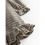 MarMar Seersucker Check Pilot Navy Check Dalina Kjole