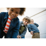 MarMar Seersucker Check Pilot Navy Check Airo Skjerf