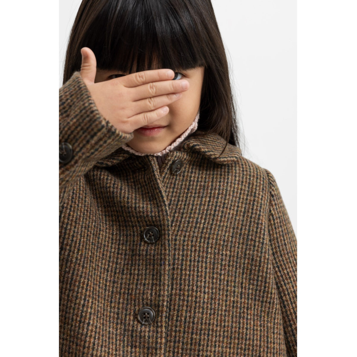 MarMar Wool Check Earthy Check Olive Jakke