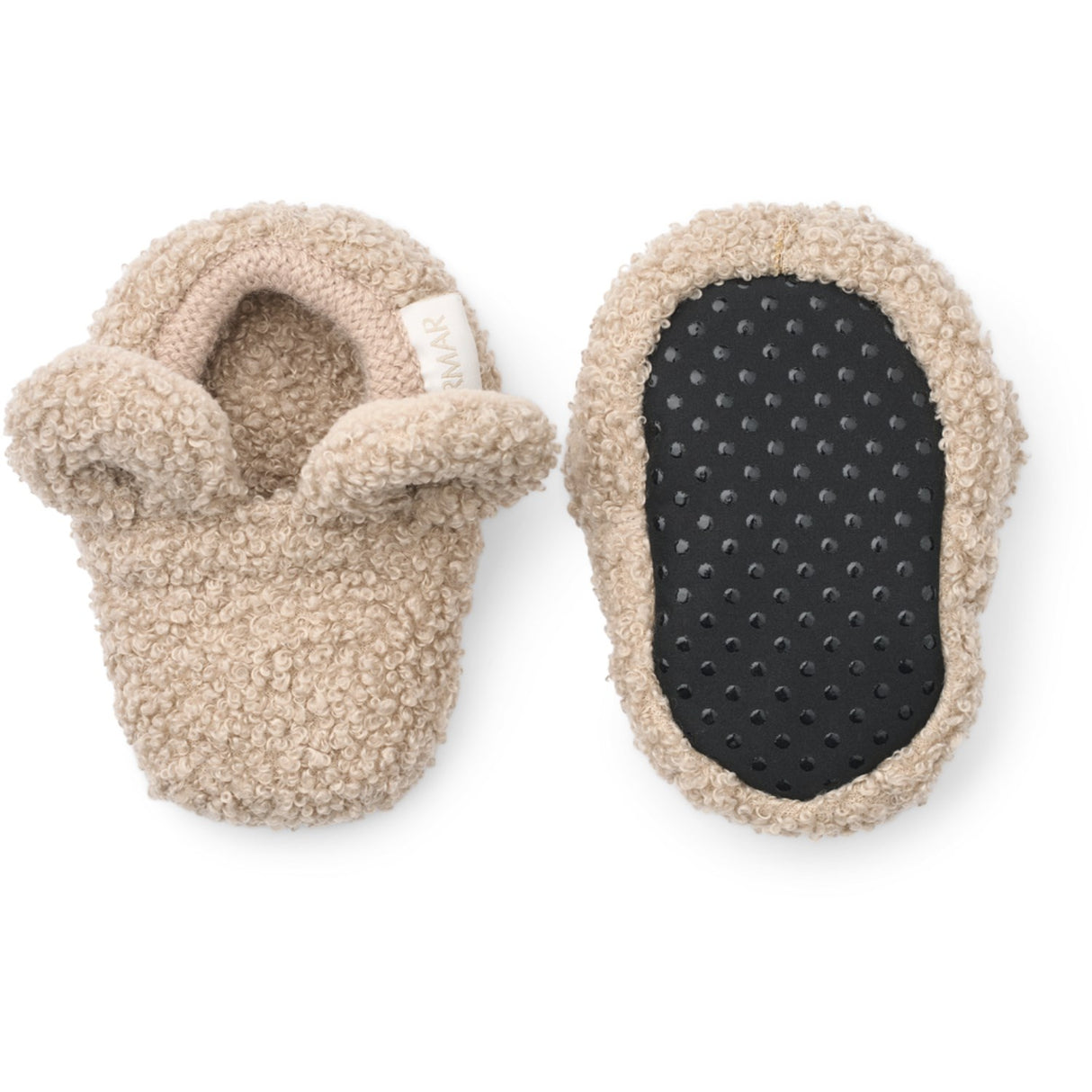 MarMar Bonded Teddy Oyster Grey Abal Booties