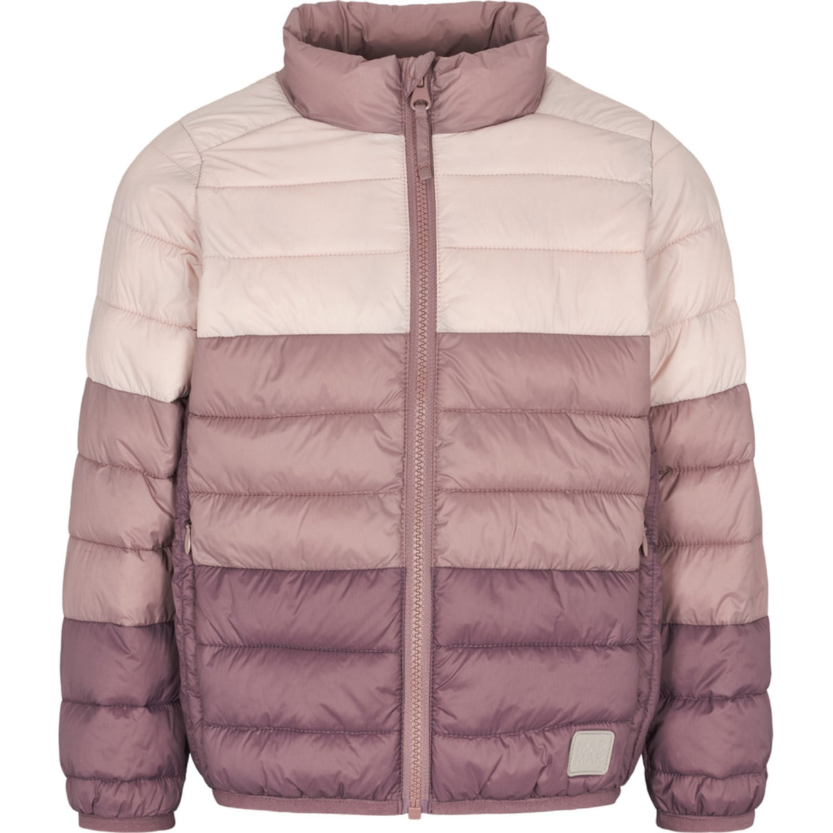 MarMar Vegan Puffer Plum Shadow Block Owe Jakke