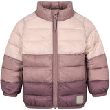 MarMar Vegan Puffer Plum Shadow Block Owe Jakke