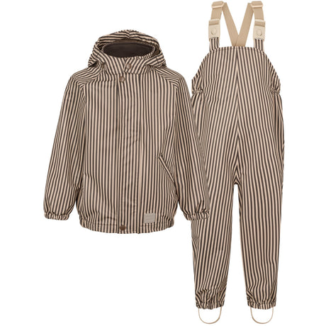 MarMar Rainwear Brown Stripe Oddy Sett