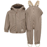 MarMar Rainwear Brown Stripe Oddy Sett