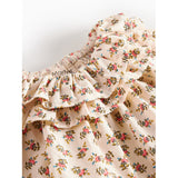 MarMar Poplin Japanese Flower Dalin Kjole