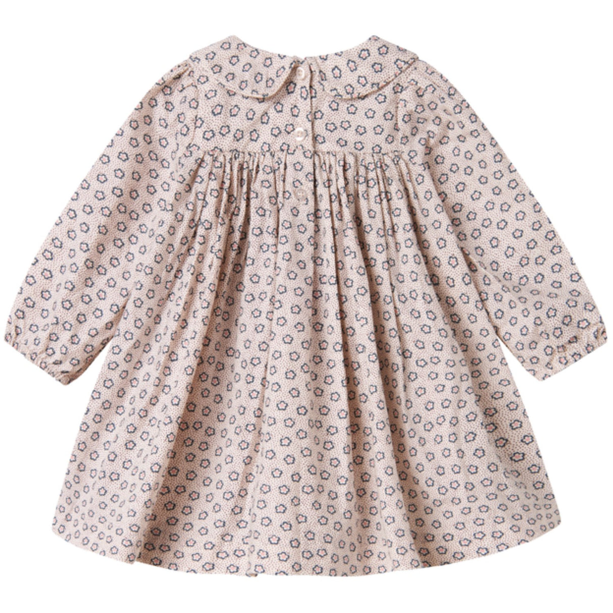 MarMar Poplin Autumn Flower Dulla LS Kjole