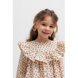 MarMar Poplin Japanese Flower Drine LS Kjole