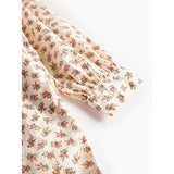 MarMar Poplin Japanese Flower Drine LS Kjole