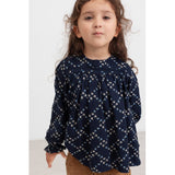 MarMar Viscose Twill French Flower Tuka LS Bluse