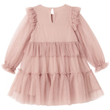 MarMar Tulle Dotty Faded Rose Doth LS Kjole