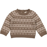 MarMar Heavy Knit Pattern Terre Stripe Talmi B Strikk Bluse