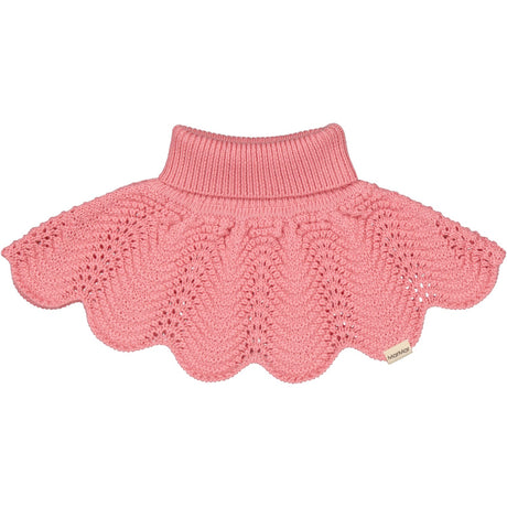 MarMar Light Cotton Wool Lace Raspberry Alani Strikket Neck Warmer