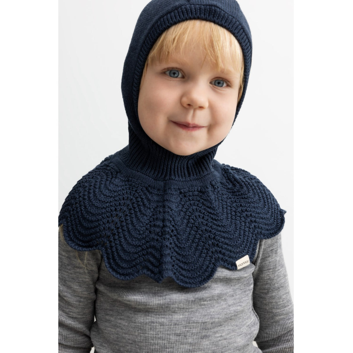 MarMar Light Cotton Wool Lace Ink Adalyn Strikk Lue