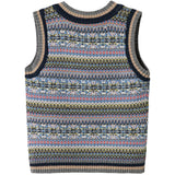 MarMar Light Cotton Wool Fair Isle Fair Isle Taj Strikket Vest