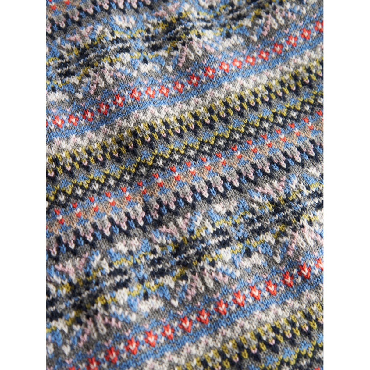 MarMar Light Cotton Wool Fair Isle Fair Isle Taj Strikket Vest