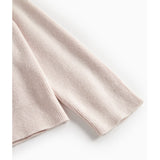 MarMar Light Cotton Wool Rib Vanilla Tilda Strikk Cardigan