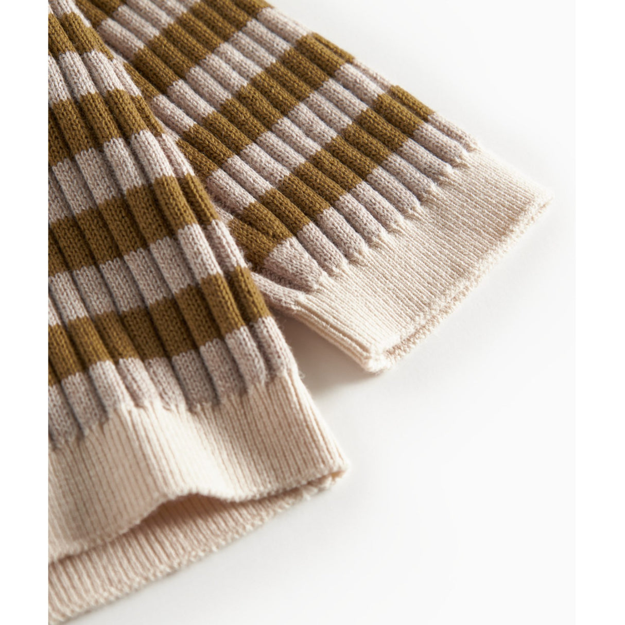MarMar Modal Mix Stripe Cashew Mel. Stripe Tob Strikk Cardigan