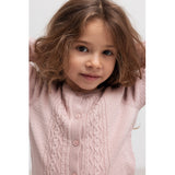 MarMar Modal Mix Cable Faded Rose Totti Strikk Cardigan