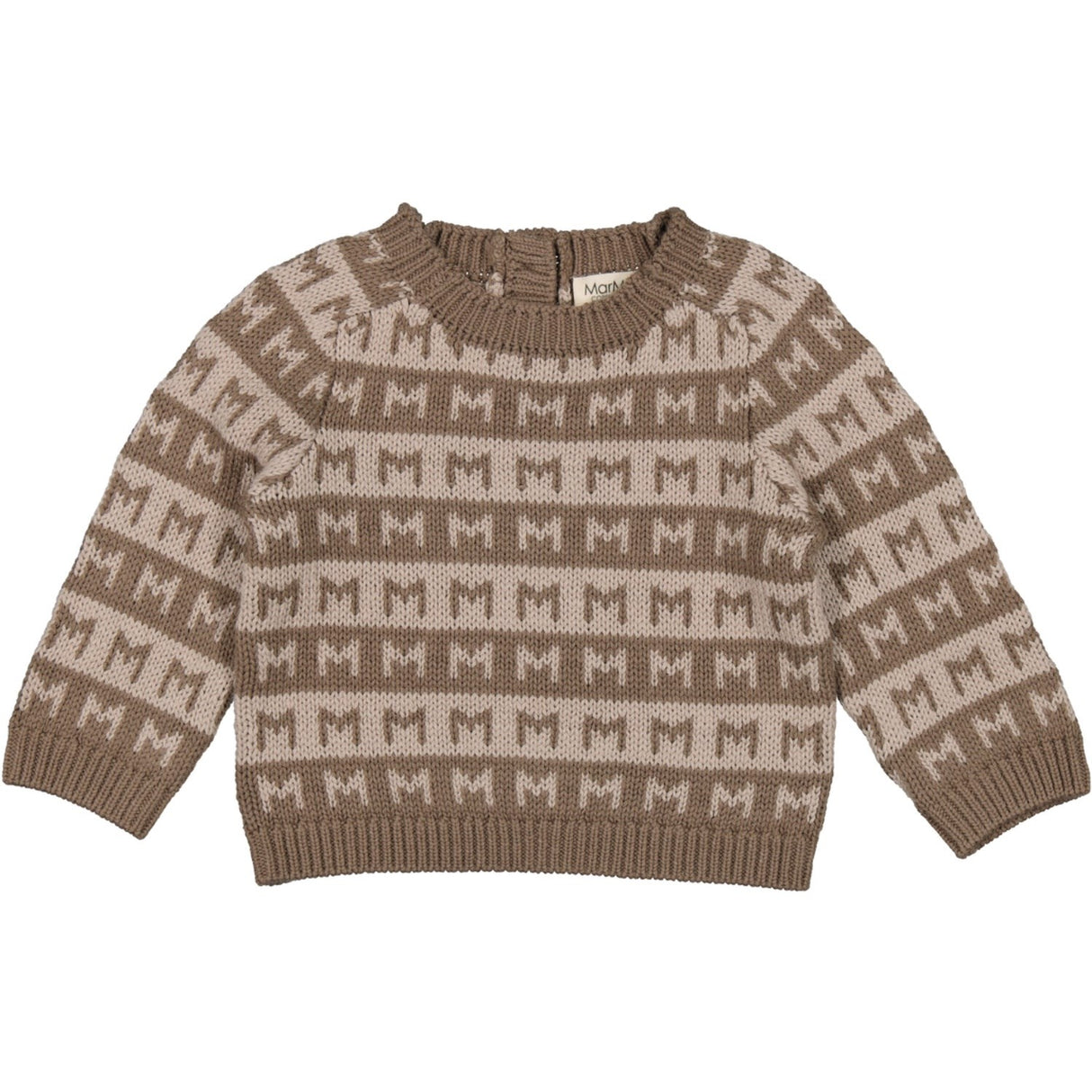 MarMar Heavy Knit Pattern Terre Stripe Talmi B Strikk Bluse
