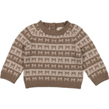 MarMar Heavy Knit Pattern Terre Stripe Talmi B Strikk Bluse