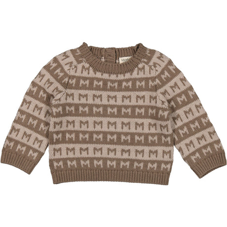 MarMar Heavy Knit Pattern Terre Stripe Talmi B Strikk Bluse
