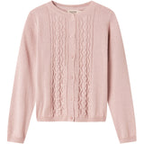 MarMar Modal Mix Cable Faded Rose Tilda Strikk Cardigan