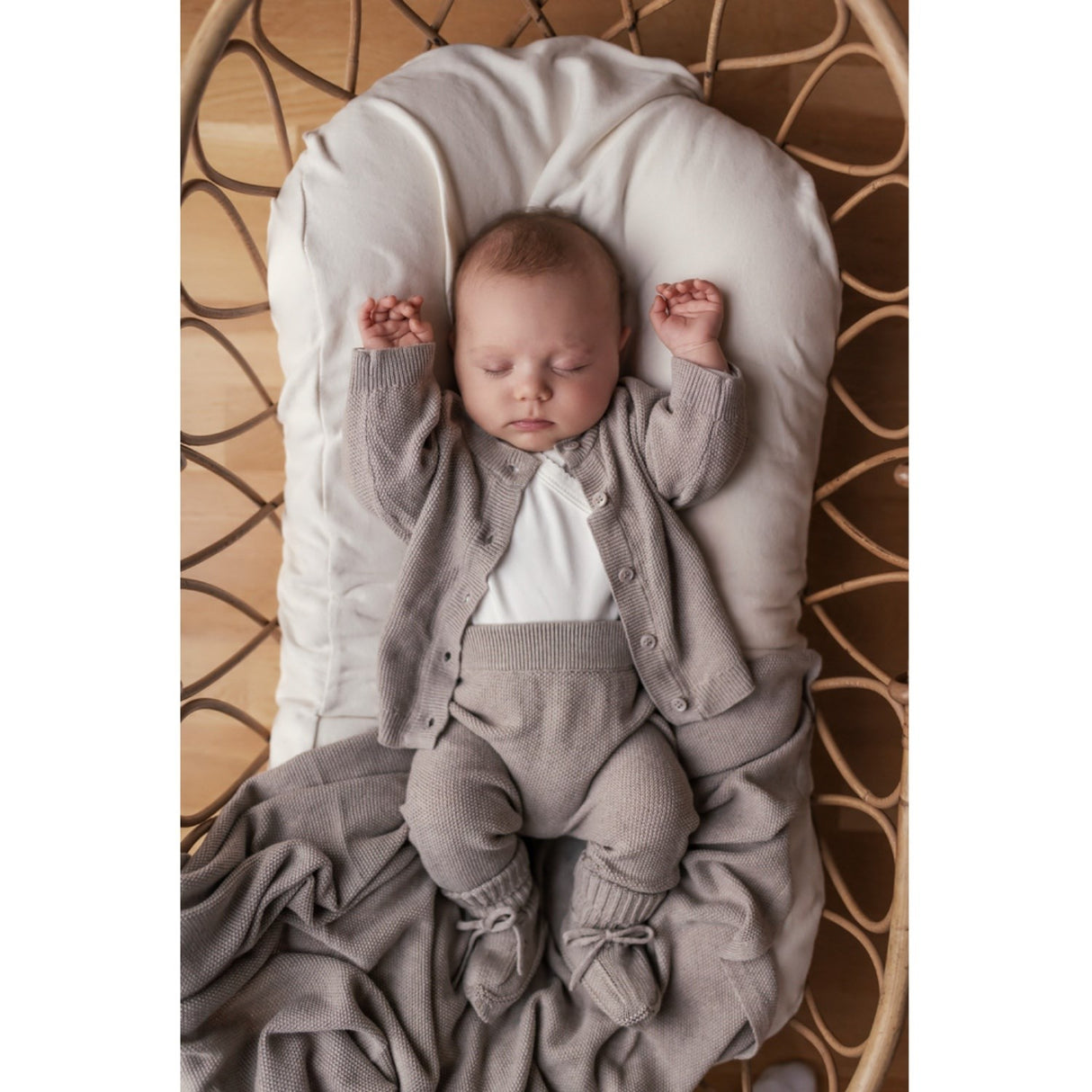 MarMar Modal Mix Pearl Cashew Melange Pira Strikk Bukser