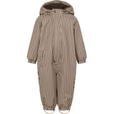 MarMar Rainwear Fleece Brown Stripe Orion Drakt