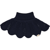 MarMar Light Cotton Wool Lace Ink Strikket Neck Warmer