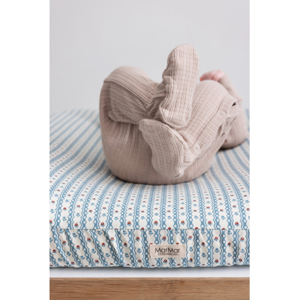 MarMar New Born Modal Pointelle Rib Soft Beige Rubello Onesies