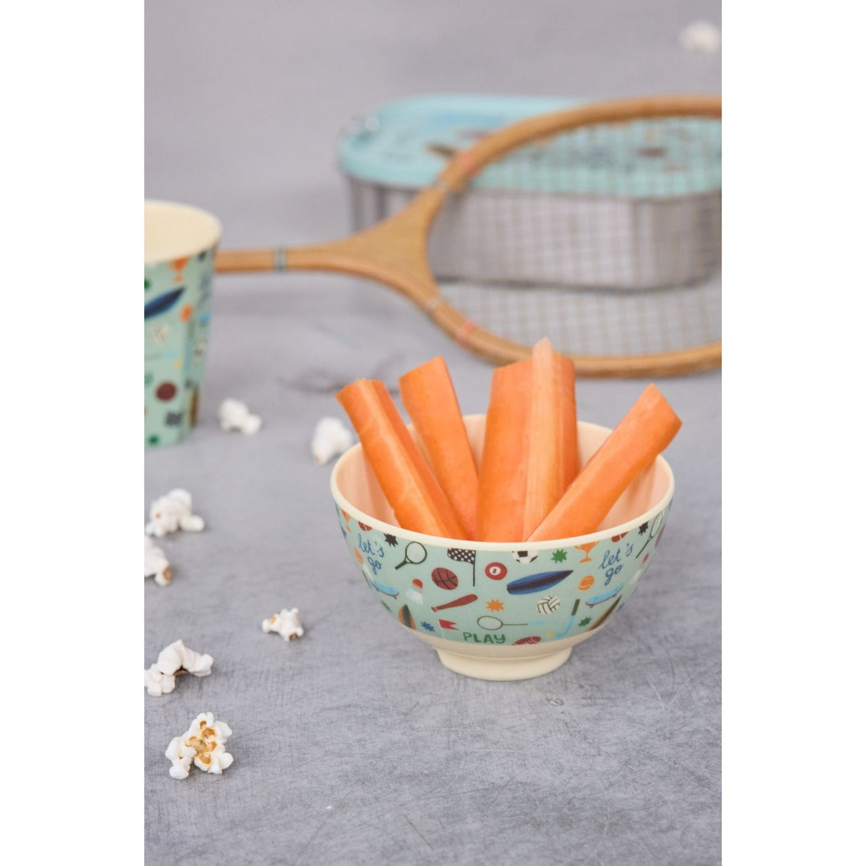 Rice Sports Print Melamine Skål Small 300 Ml