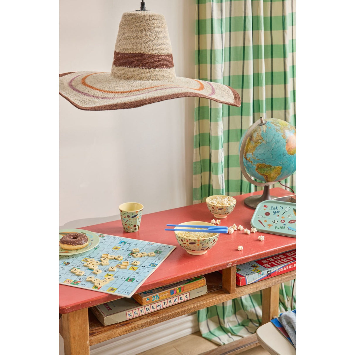 Rice Sports Print Melamine Skål Small 300 Ml