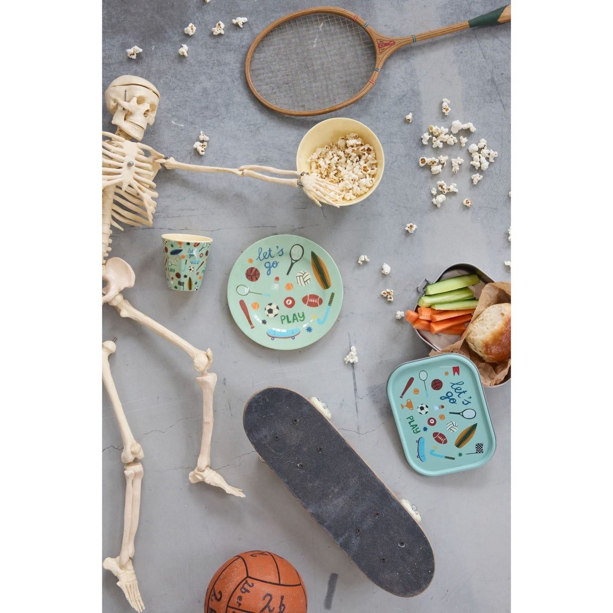 Rice Sports Print Melamine Kopp Medium 250 Ml