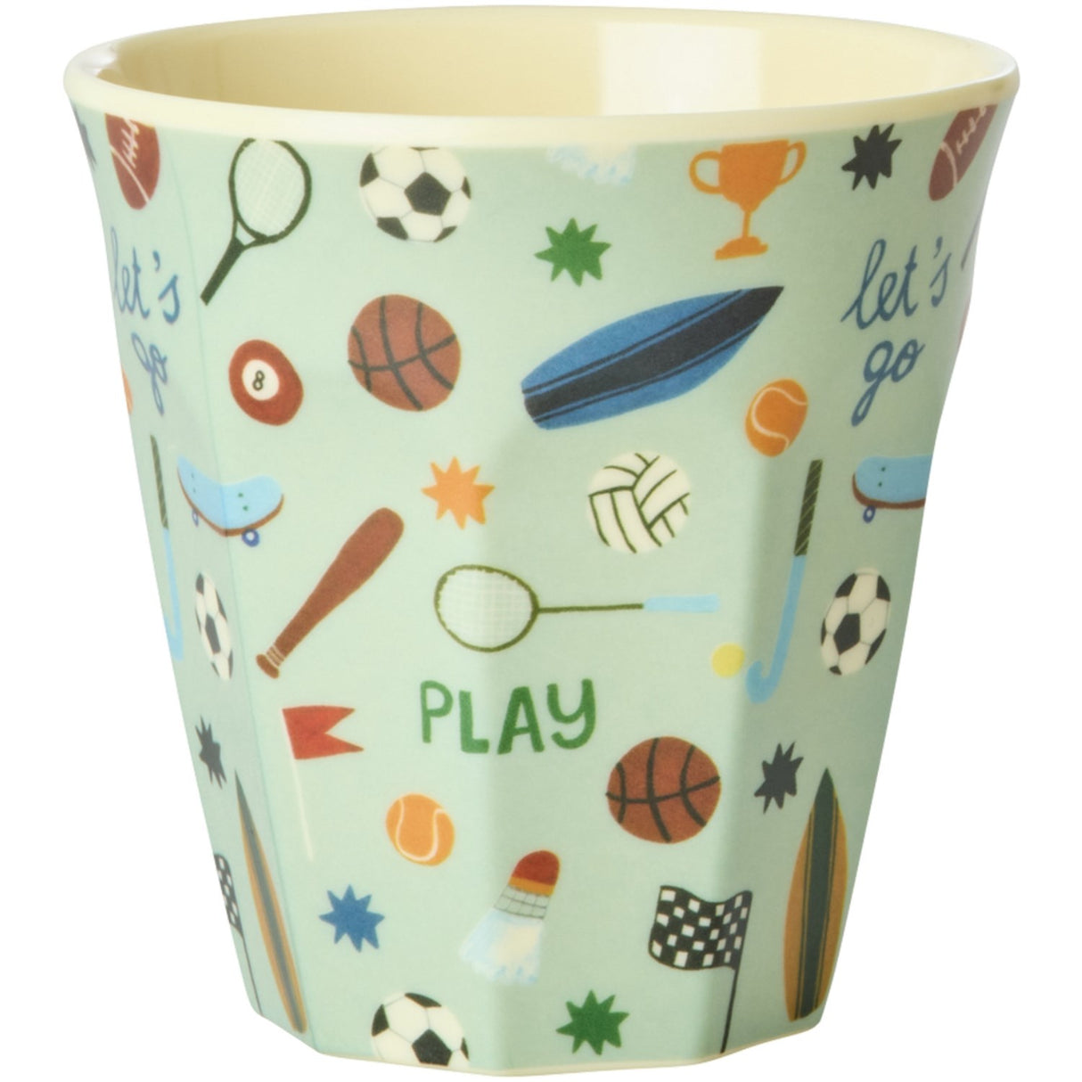 Rice Sports Print Melamine Kopp Medium 250 Ml
