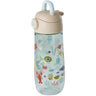 Rice Blue Ocean Print Plastic Kids Drinking Flaske 550 Ml