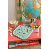 Rice Sports Print Stainless Steel Lunchbox With Moveable Divider Large 1400 Ml