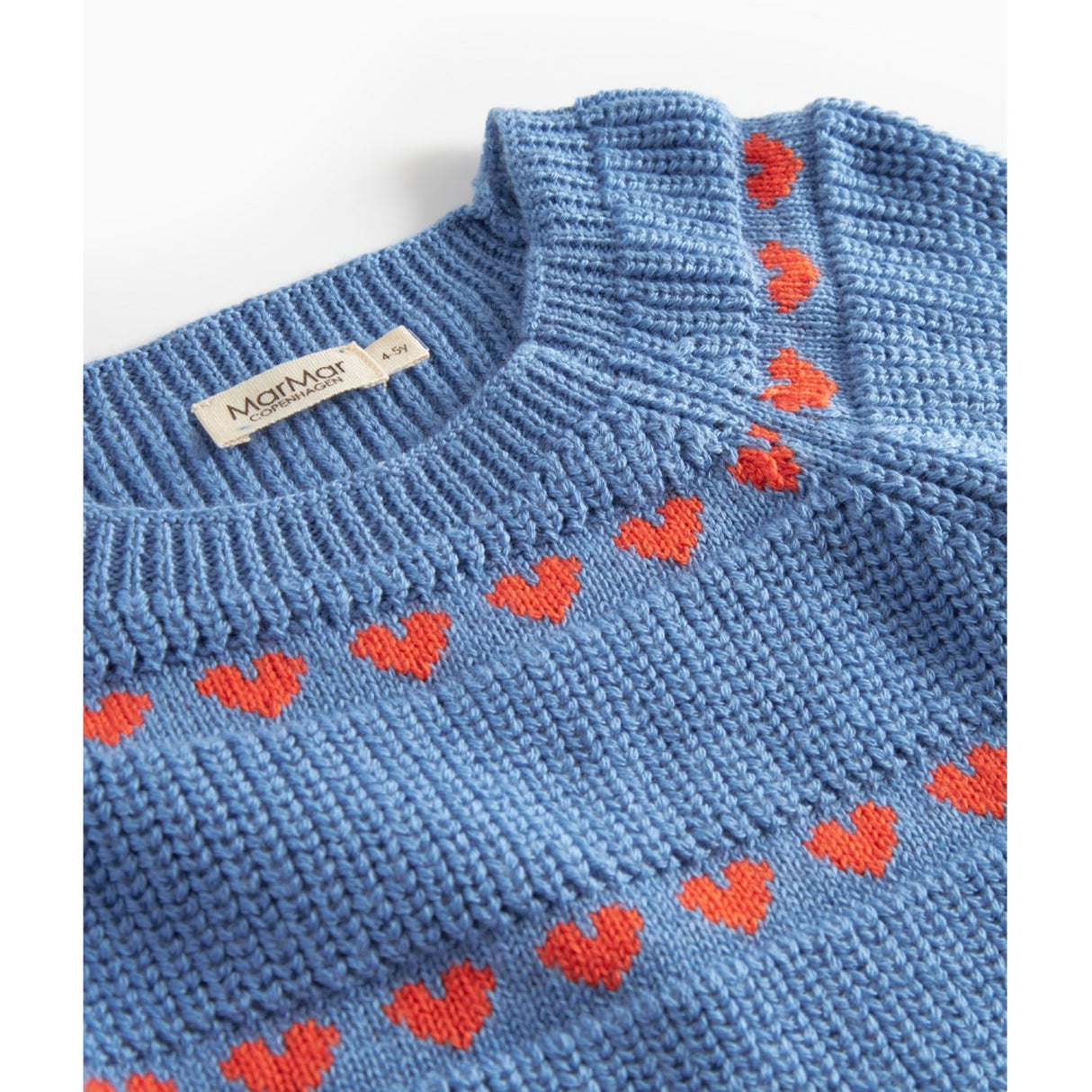 MarMar Light Cotton Wool Pattern Heaven Hearts Torin Strikk