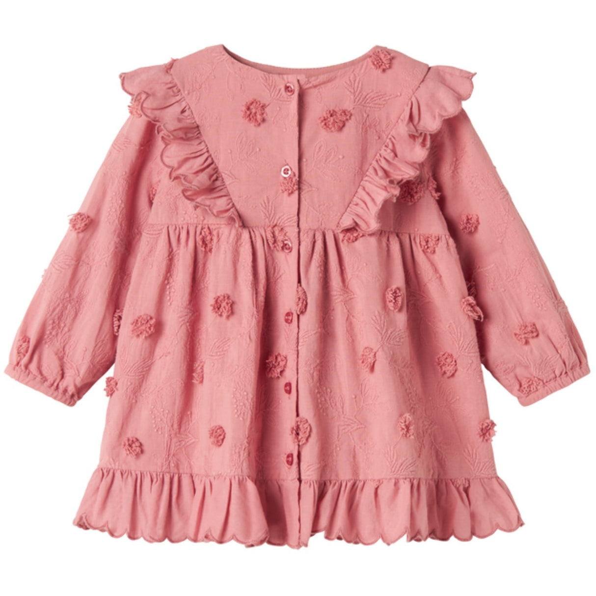 MarMar Embroidery Pink Delight Deas LS Kjole